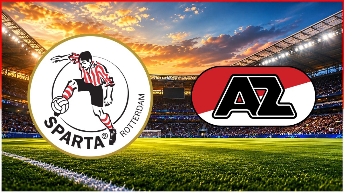 Sparta Rotterdam - AZ Alkmaar maç görseli