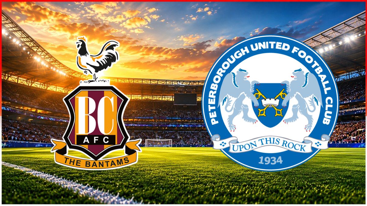 Bradford City - Peterborough United maç görseli