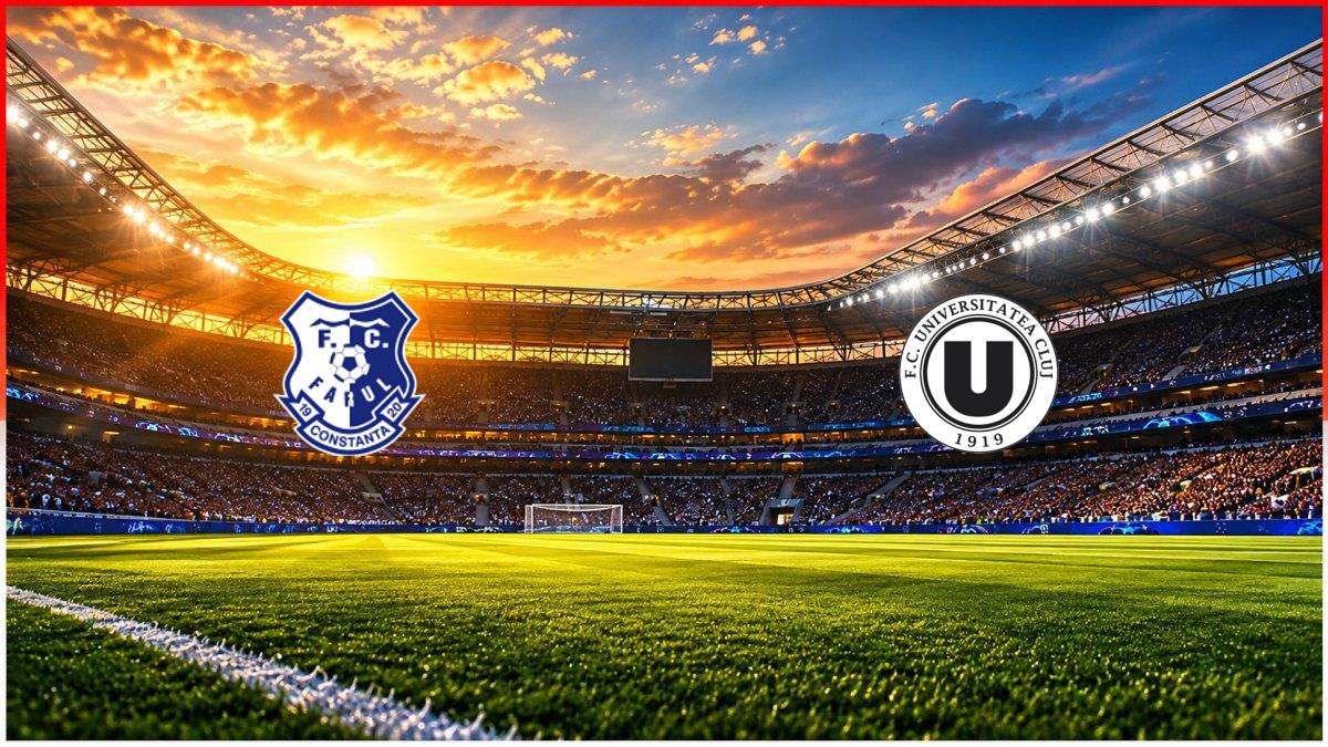 FCV Farul Constanța - FC Universitatea Cluj maç görseli