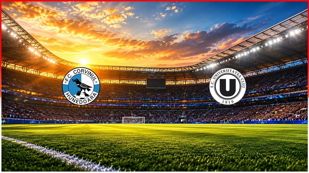 FC Corvinul Hunedoara - FC Universitatea Cluj maç görseli